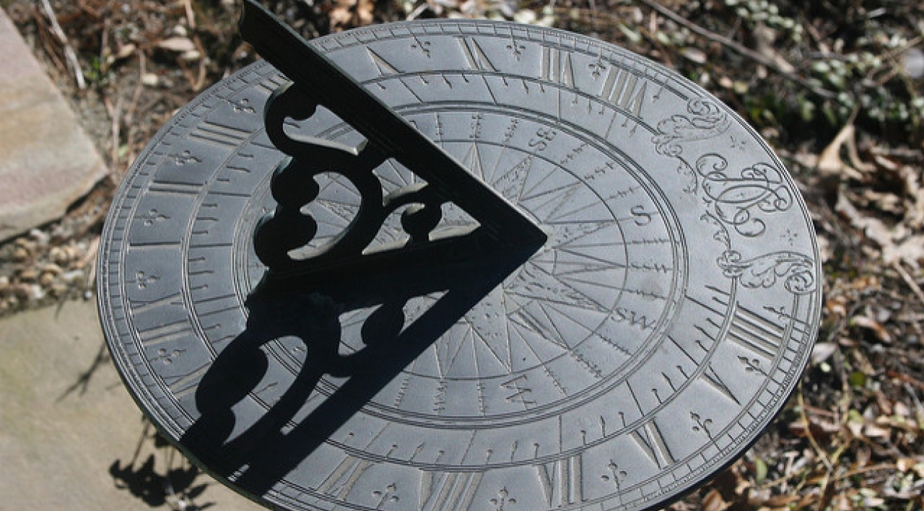 Photo of sundial
