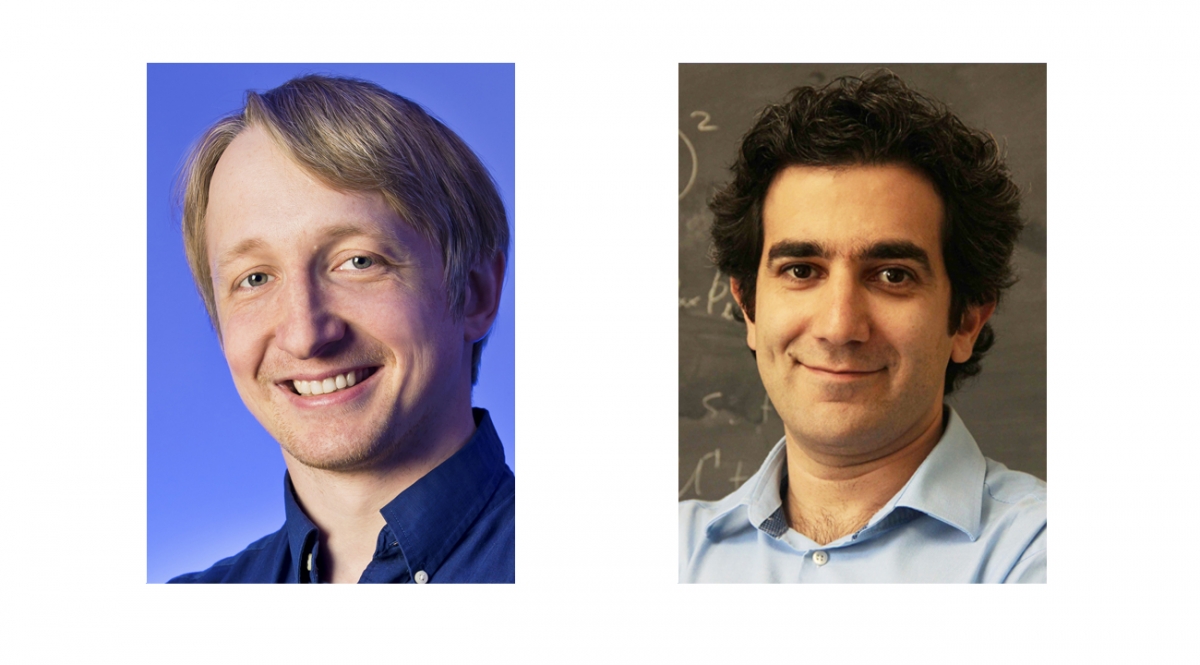 headshots of Alexey Gorshkov and Mohammad Hafezi
