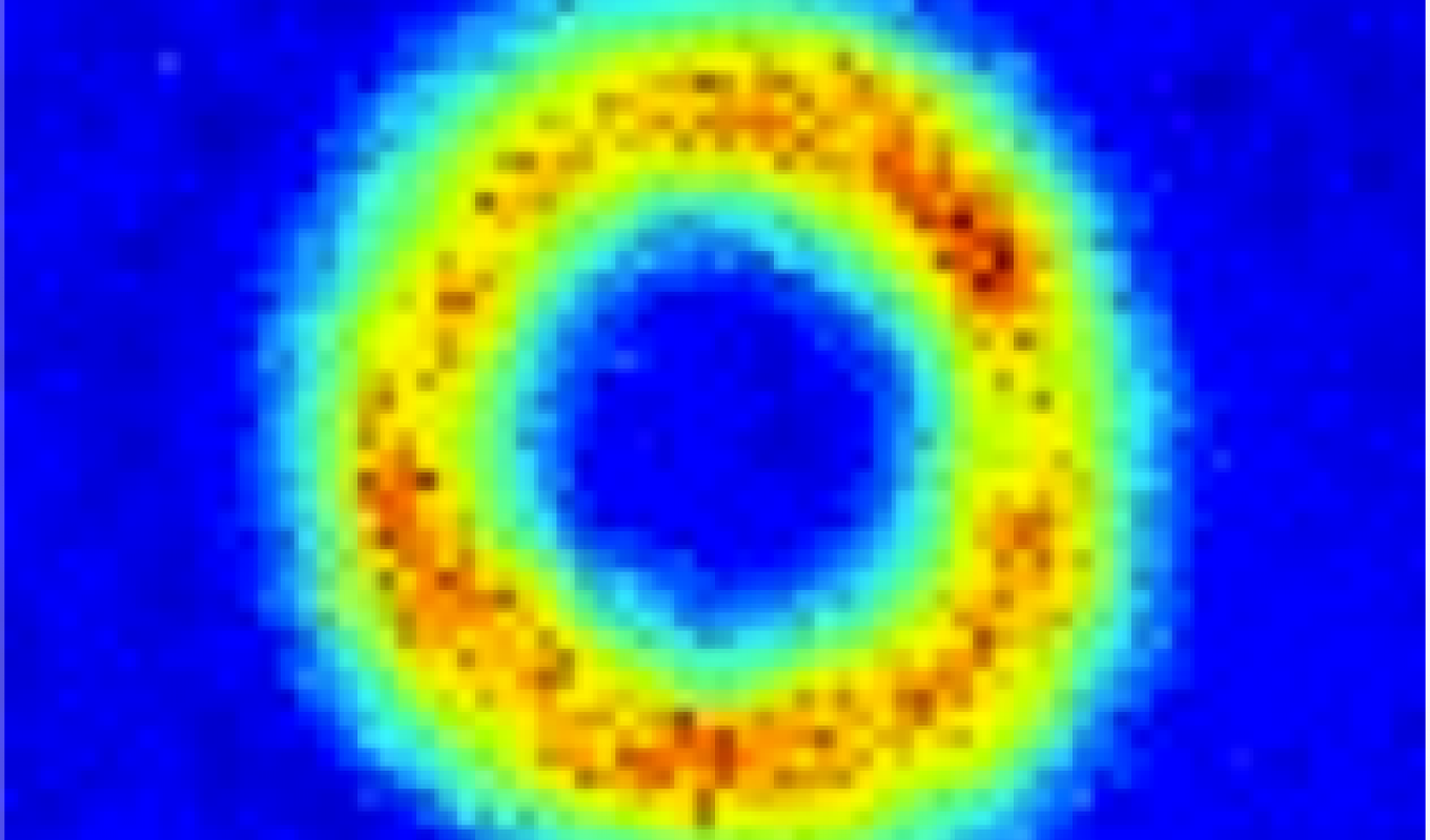 density plot of a ring BEC