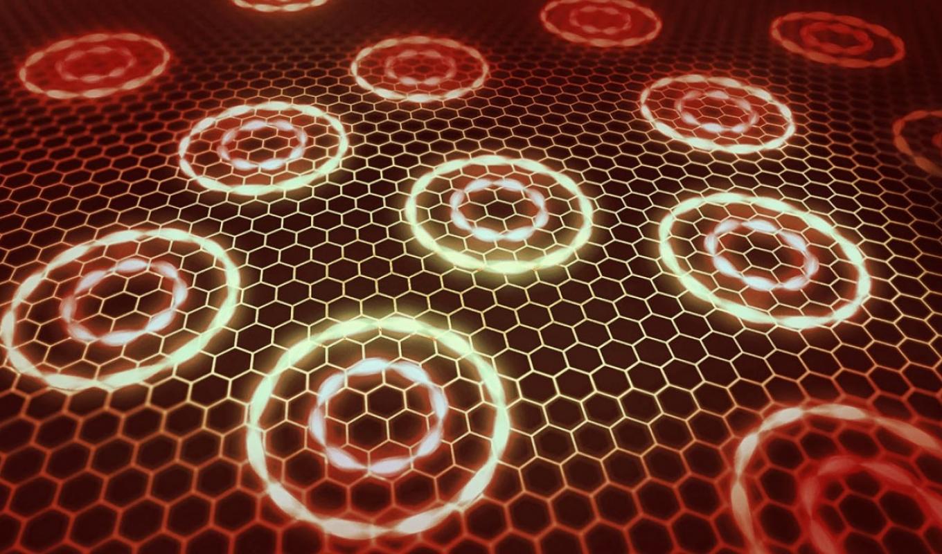 Light-induced fractional quantum Hall