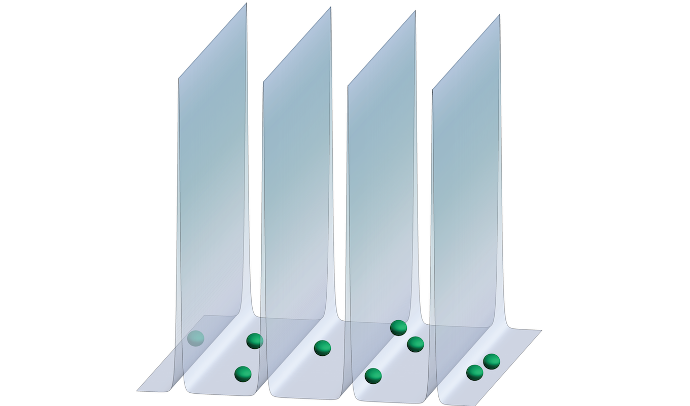 Sub-wavelength structured optical potentials for cold atoms