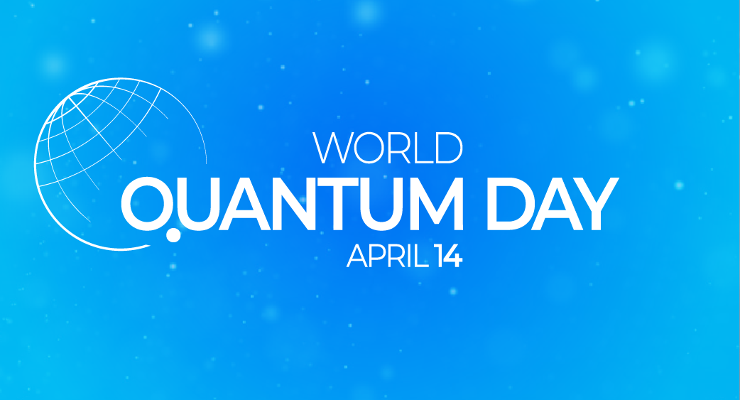 the world quantum day logo with the event name and the date