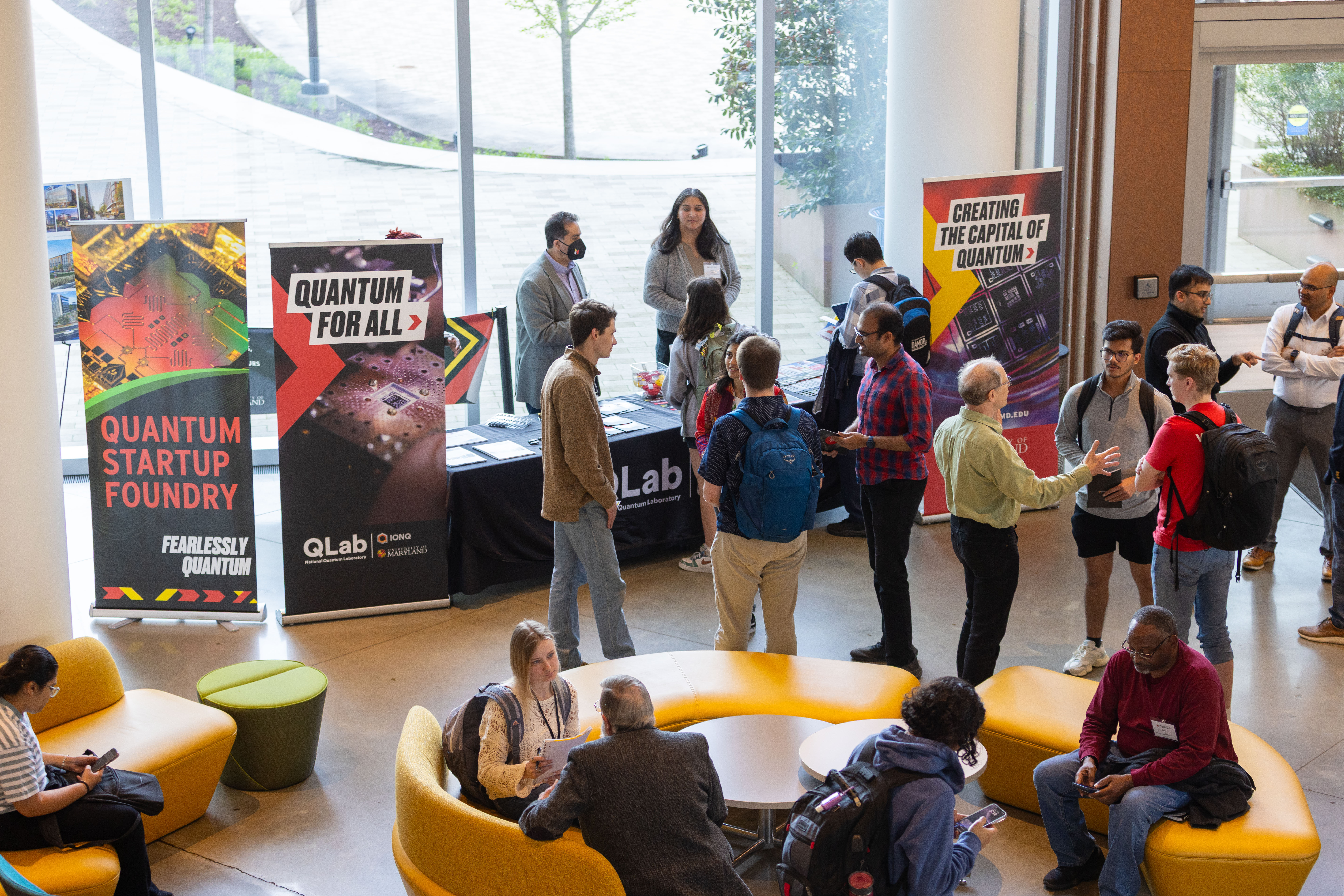 Peers Engaging in discussions with each others in the International Year of Quantum
